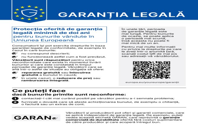 GARANȚIA LEGALĂ UE