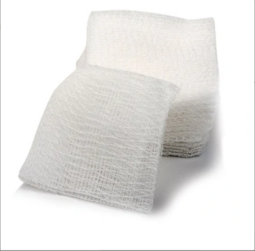 Comprese sterile pliate, 10 cm X 10 cm