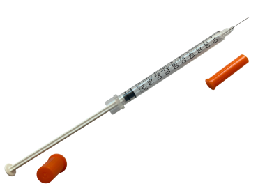 Seringă sterilă 1 ml pentru insulină, cu ac fix ( încastrat )