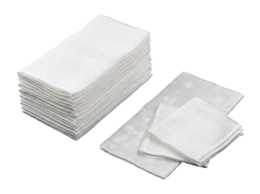 Comprese sterile pliate, 10cm X 20cm, 8 pliuri, 17 fire, din bumbac 100 %, 20 pachete/cutie