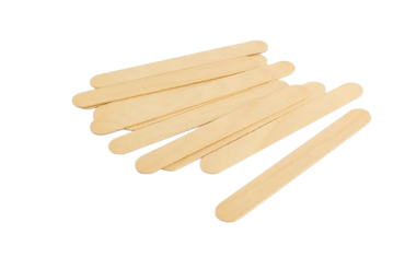 Set 100 bucăți spatule din lemn, laringologice, ambalate individual, sterile