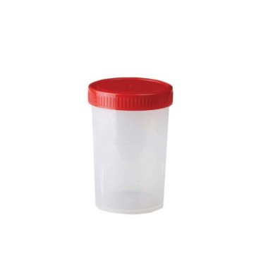Urocultor steril, 60ml, capac roșu